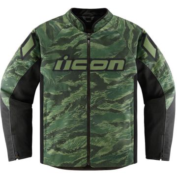 Icon Hooligan Tigersblood geperforeerde Motocycle textieljas