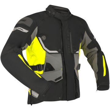 Richa Infinity 3 Pro Zwart Geel Textiele Motorjas