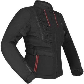 Richa Monaco Mesh WP Dames Zwart Textiele Motorjas