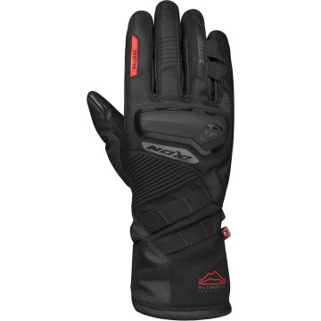 Ixon Pro Ragnar Zwart Bright Rood Waterdichte Handschoenen