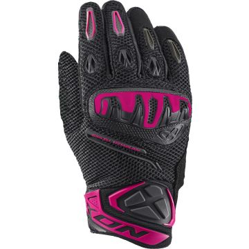 Ixon Mirage Airflow L Zwart Fuchsia Dames Handschoenen