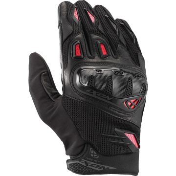 Ixon Rise Air 2 Zwart Bright Rood Handschoenen