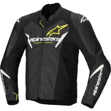 Alpinestars Faster V3 Airflow geperforeerde motorfiets leder- / textieljas