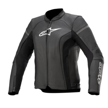Alpinestars Stella Kira V2 Leren Jas Zwart