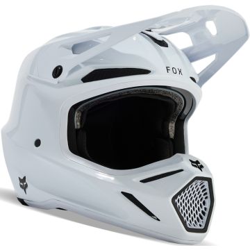 FOX V3 RS Carbon Solid Wit MIPS Crosshelm