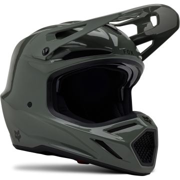 FOX V3 RS Carbon Solid Grijs MIPS Crosshelm