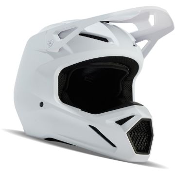 FOX V1 Solid Wit Crosshelm