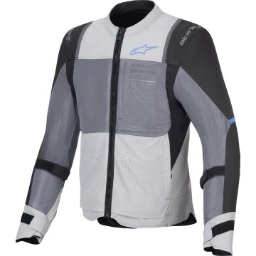 Alpinestars ST-2 Air Ice Grijs Donkergrijs Zwart Motorjas