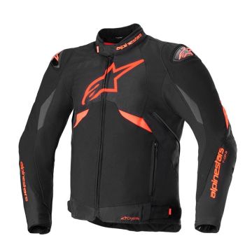 Alpinestars T-GP R V3 Drystar Jas Zwart Rood Fluo Wit