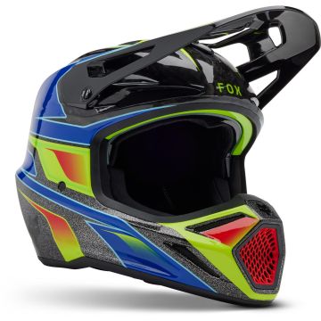 FOX V3 RS Acric MIPS Multicolor Rood Crosshelm