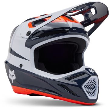 FOX V3 Divider MIPS Marine Blauw Crosshelm