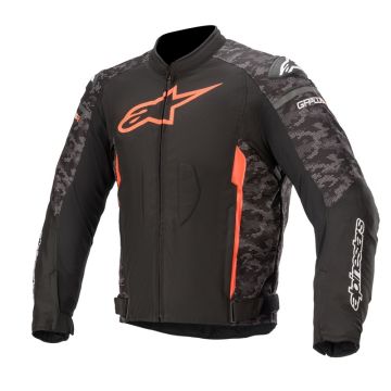 Alpinestars T-GP Plus R V3 Jas Zwart Camo Fluo Rood  