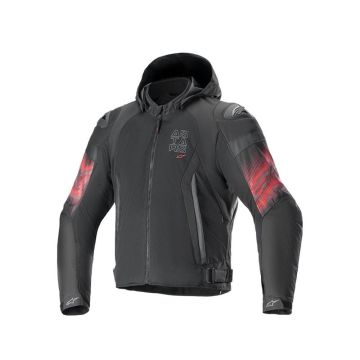 Alpinestars Zaca Air Venom WP Jas Zwart Helderrood
