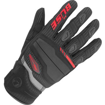 Büse Fresh Zwart Rode Handschoenen