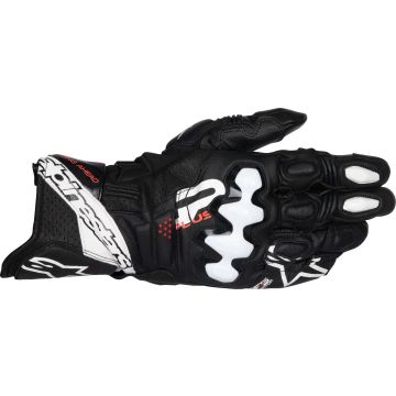 Alpinestars GP Plus R V3 Zwart Wit Leren Handschoenen