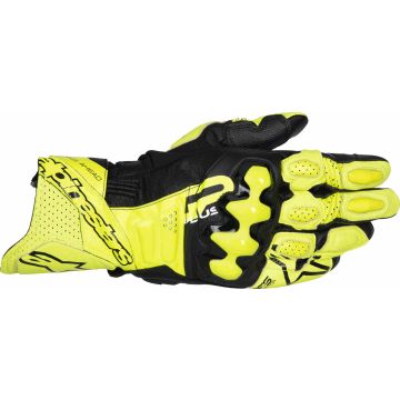 Alpinestars GP Plus R V3 Fluo Geel Zwart Leren Handschoenen