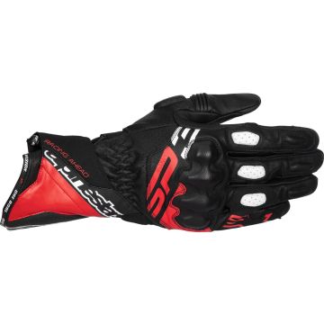 Alpinestars SP-3 Zwart Fel Rood Wit Handschoenen