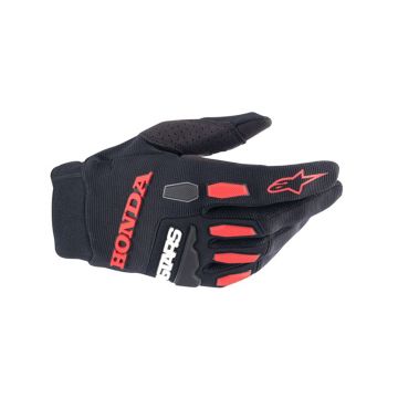 Alpinestars Honda Full Bore Handschoenen Zwart Fel Rood