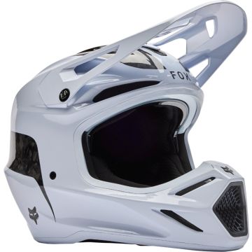 FOX V3 RS Fracture Carbon Wit Crosshelm
