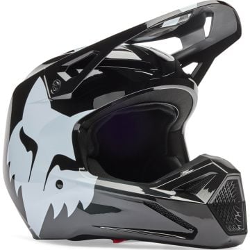 FOX V1 Youth Shield Zwart Kinder Crosshelm