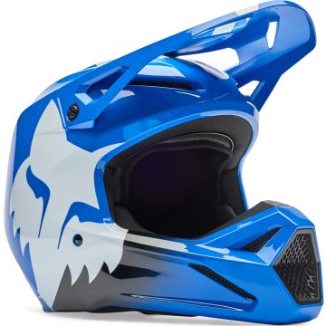 FOX V1 Youth Shield Blauw Kinder Crosshelm