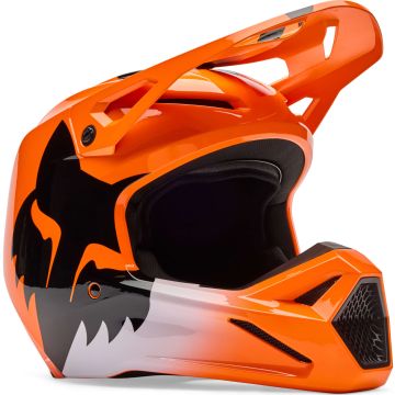 FOX V1 Youth Shield Oranje Kinder Crosshelm