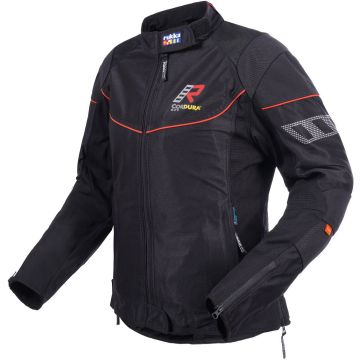 Rukka AirGobina 2.0 Dames Zwart Rood Textiele Motorjas