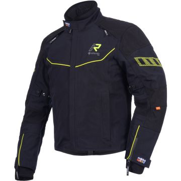 Rukka Armagate Zwart Geel Textiele Motorjas