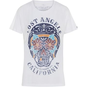 ROKKER Lost Angels Lady Loose White T-Shirt