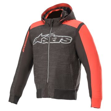 Alpinestars Rhod Windstopper Zwart Helderrood Hoodie