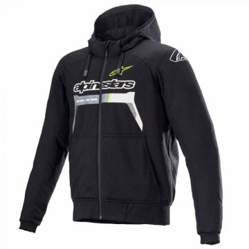 Alpinestars Chrome Ignition Hoodie Zwart Geel Fluo     