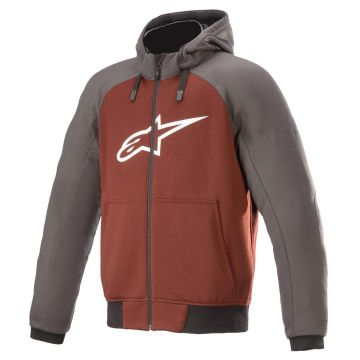 Alpinestars Chrome Sport Teergrijs Bordeaux Hoodie