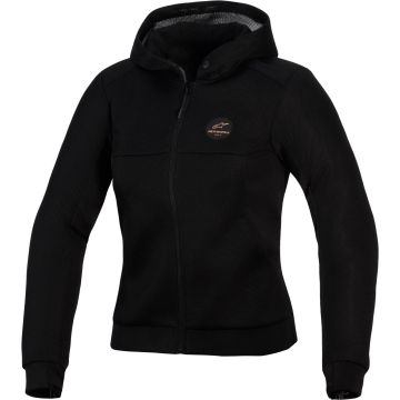 Alpinestars Stella Chrome Superairflow Dames motorfiets zip hoodie