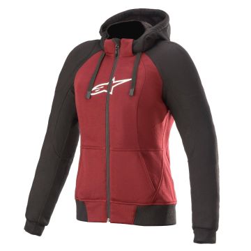 Alpinestars Stella Chrome Sport Jasper Rood-Zwart Wit Hoodie
