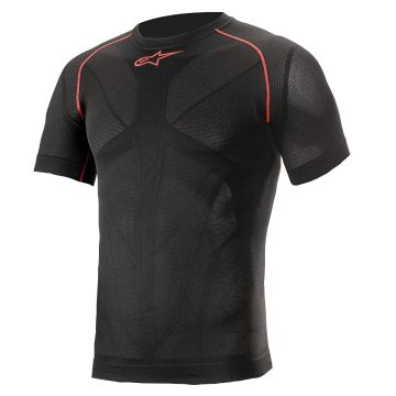 Alpinestars Ride Tech V2 Top Short Sleeve Black Red Summer