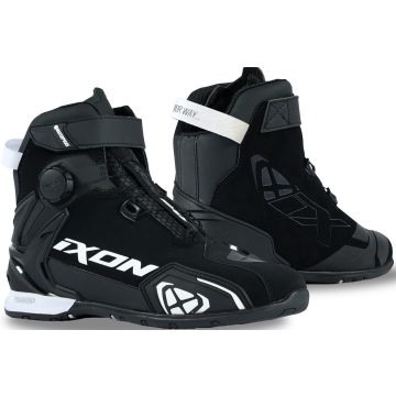 Ixon Bull 2 WP Zwart Wit Motorschoenen
