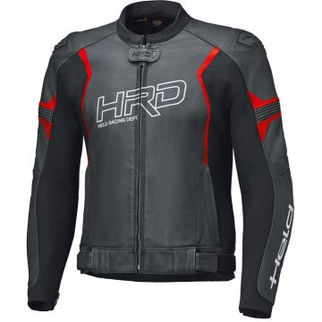 Held Street Rocket 4 Zwart Rood Leren Motorjas
