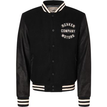 Rokker College Motorfiets Leer/Textieljas