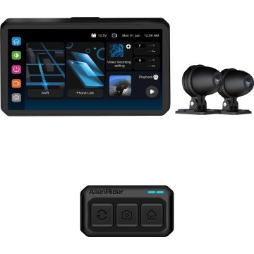 AlienRider M2-QR Bundle 5 BMW Motorfiets Multimedia Systeem