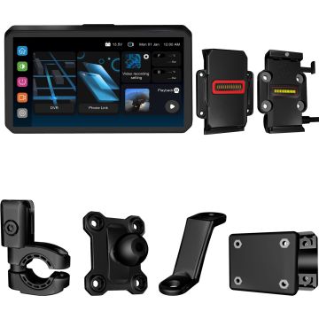 AlienRider M2-QR Bundle 5 Motorfiets Multimedia Systeem