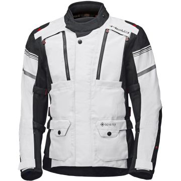 Held Omberg Top Lichtgrijs Zwart Textiele Motorjas