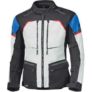 Held Tridale Top Lichtgrijs Blauw Rood Waterdicht Textiele Motorjas