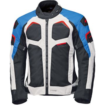 Held Manzano Top Wit Zwart Blauw Waterdicht Textiele Motorjas