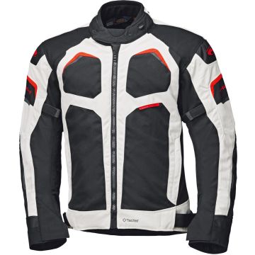 Held Manzano Top Wit Zwart Rood Waterdicht Textiele Motorjas