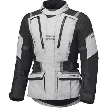 Held Hakuna Matata 3 Dames Lichtgrijs Zwart Waterdicht Textiele Motorjas