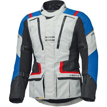 Held Hakuna Matata 3 Lichtgrijs Blauw Rood Waterdicht Textiele Motorjas