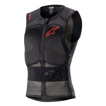 Alpinestars Nucleon Flex Pro Protectievest Transparant Smoke Rood Zwart