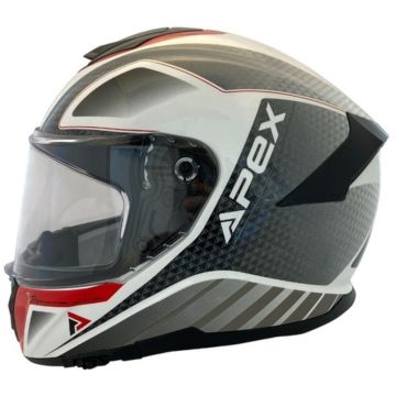 APEX FT300 New York Grijs Rood Integraalhelm