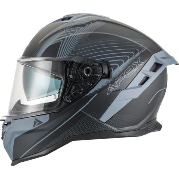 APEX FI200 Madrid Zwart Grijs Integraalhelm