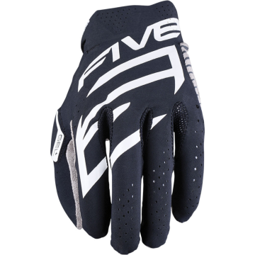 Five MXF Race Handschoenen Zwart Wit